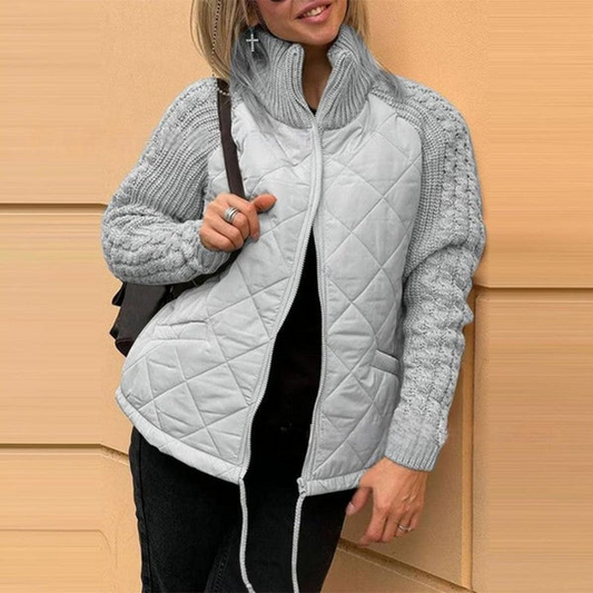 MORFA®️ - Giacca Patchwork in maglia da donna